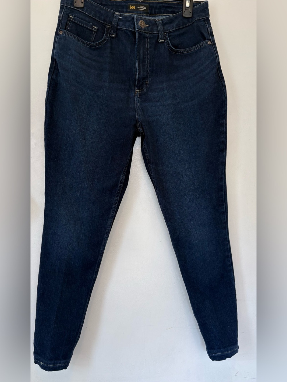 Lee Women's Skinny Jeans in Dark Blue Wash